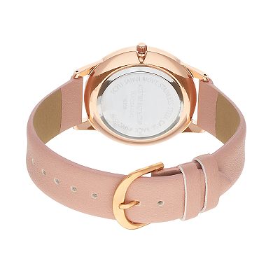 Women's Glitter Dial Crystal Accent Watch