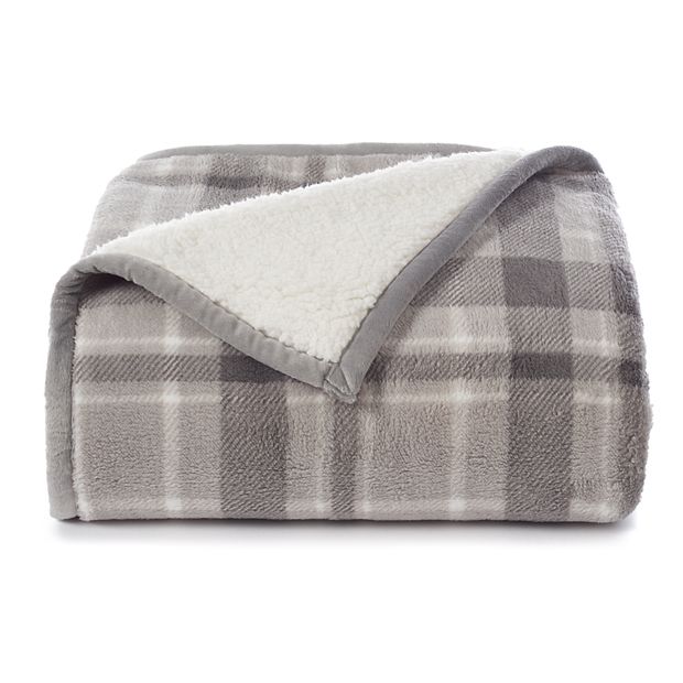 Cuddl duds outlet plush sherpa throw