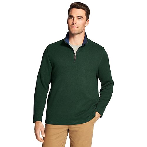 Men's IZOD Classic-Fit Sweater Fleece Quarter-Zip Pullover