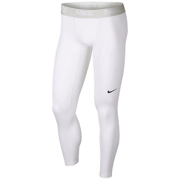 Nike Men's Pro Therma Training Tights White/Black, L