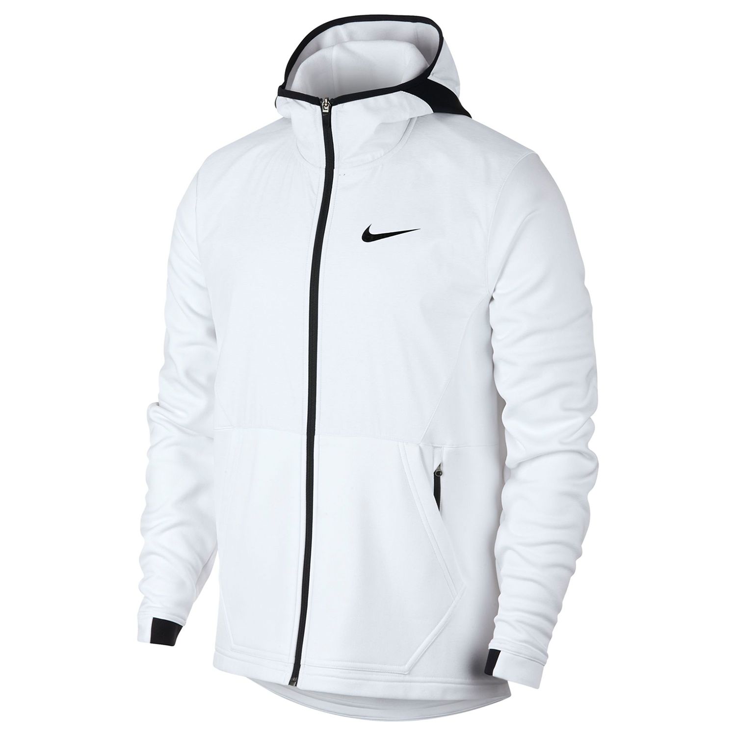 white nike therma hoodie