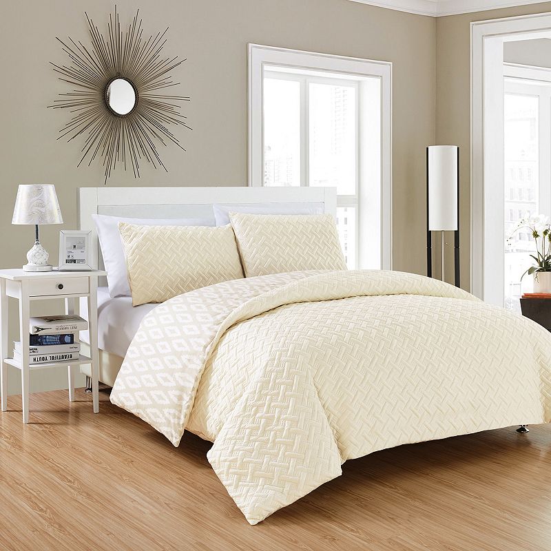 70809552 Chic Home Ora Comforter Set, Beige Over, Twin sku 70809552