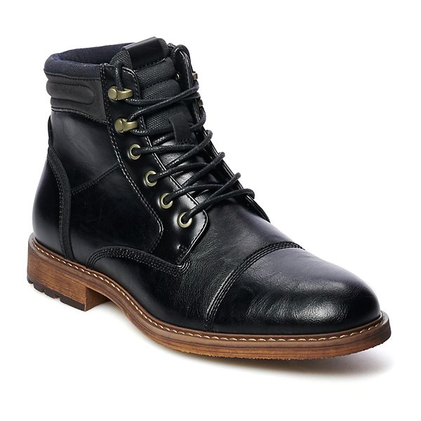 Kohls mens 2024 leather boots