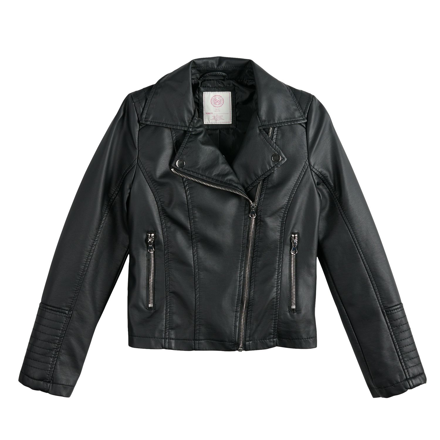 girls leather jacket