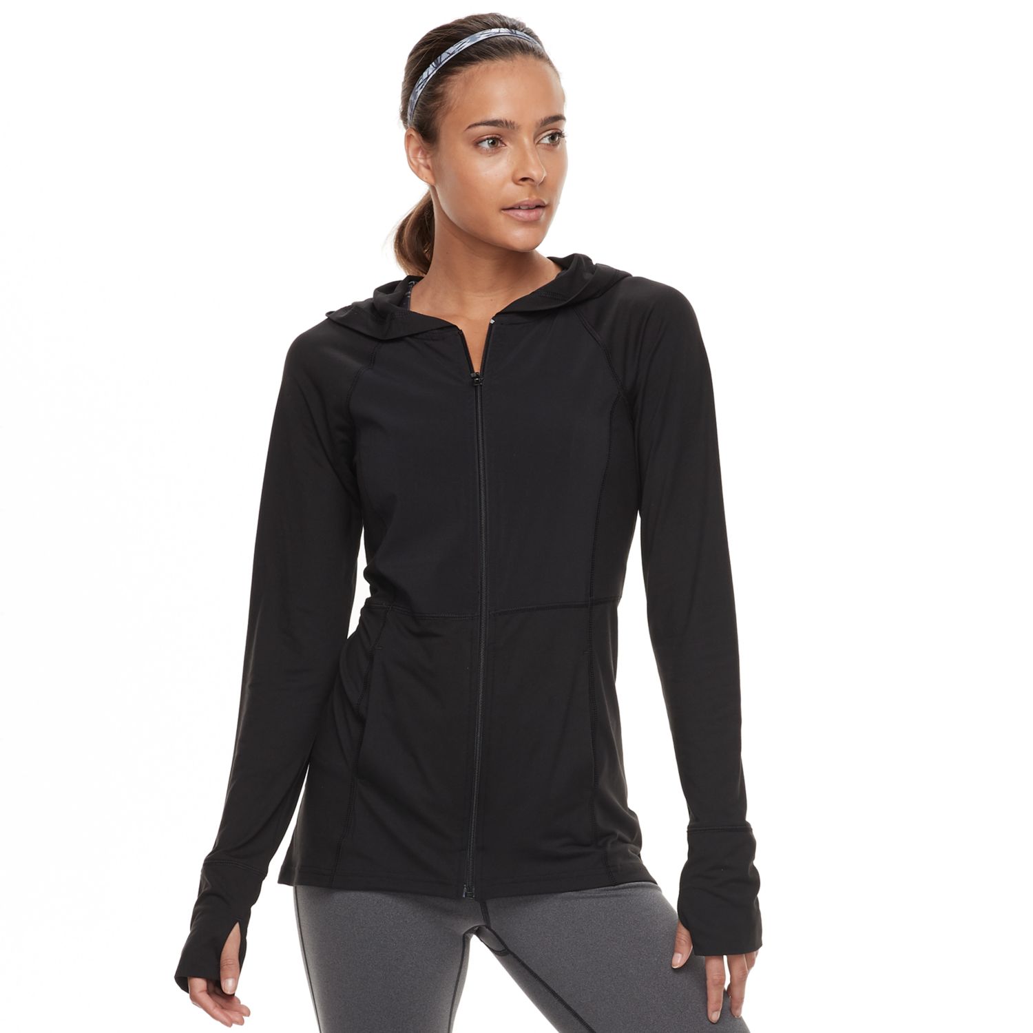 women's thumbhole jacket