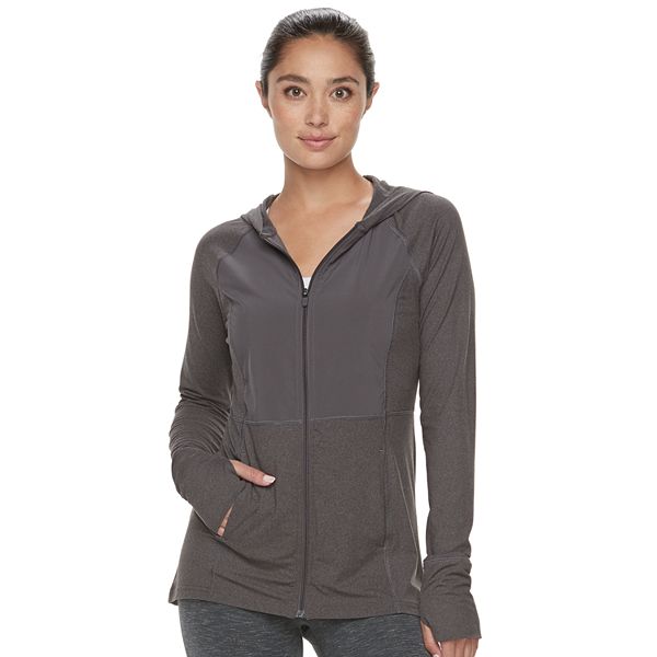 Women's Tek Gear® Jersey Thumb Hole Jacket