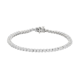 10k White Gold 5 Carat T.W. Diamond Tennis Bracelet