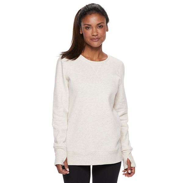 Women's Tek Gear® Fleece Crewneck Sweatshirt ($12) ❤ liked on