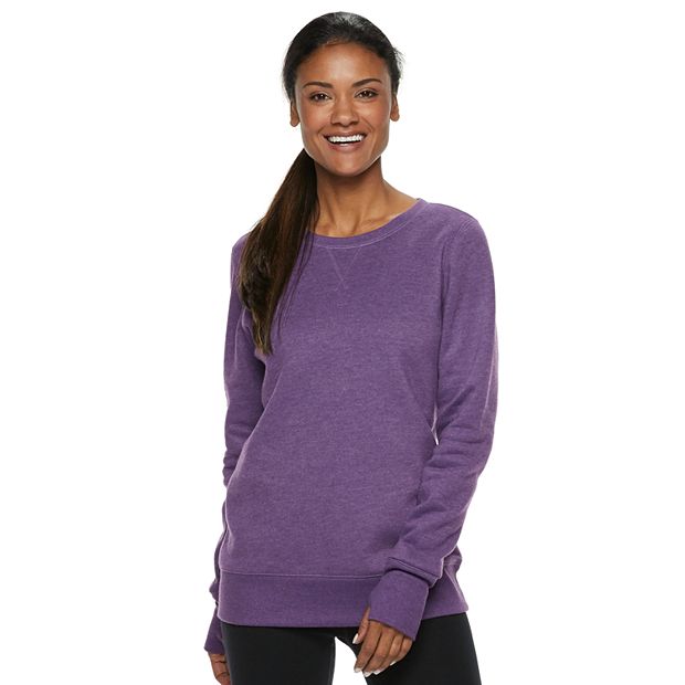 Sharon thumb hole cotton blend online pullover