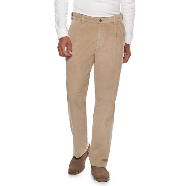 Men's Croft & Barrow® Classic-Fit Pleated Corduroy Pants