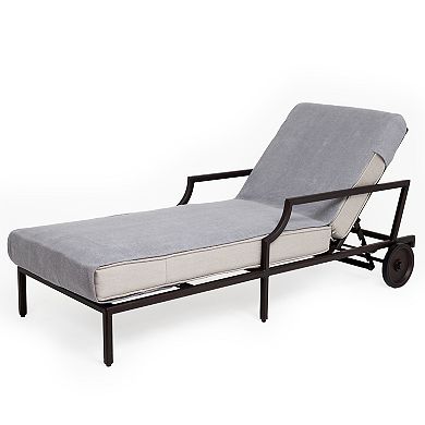Linum Home Textiles Standard Size Chaise Lounge Cover