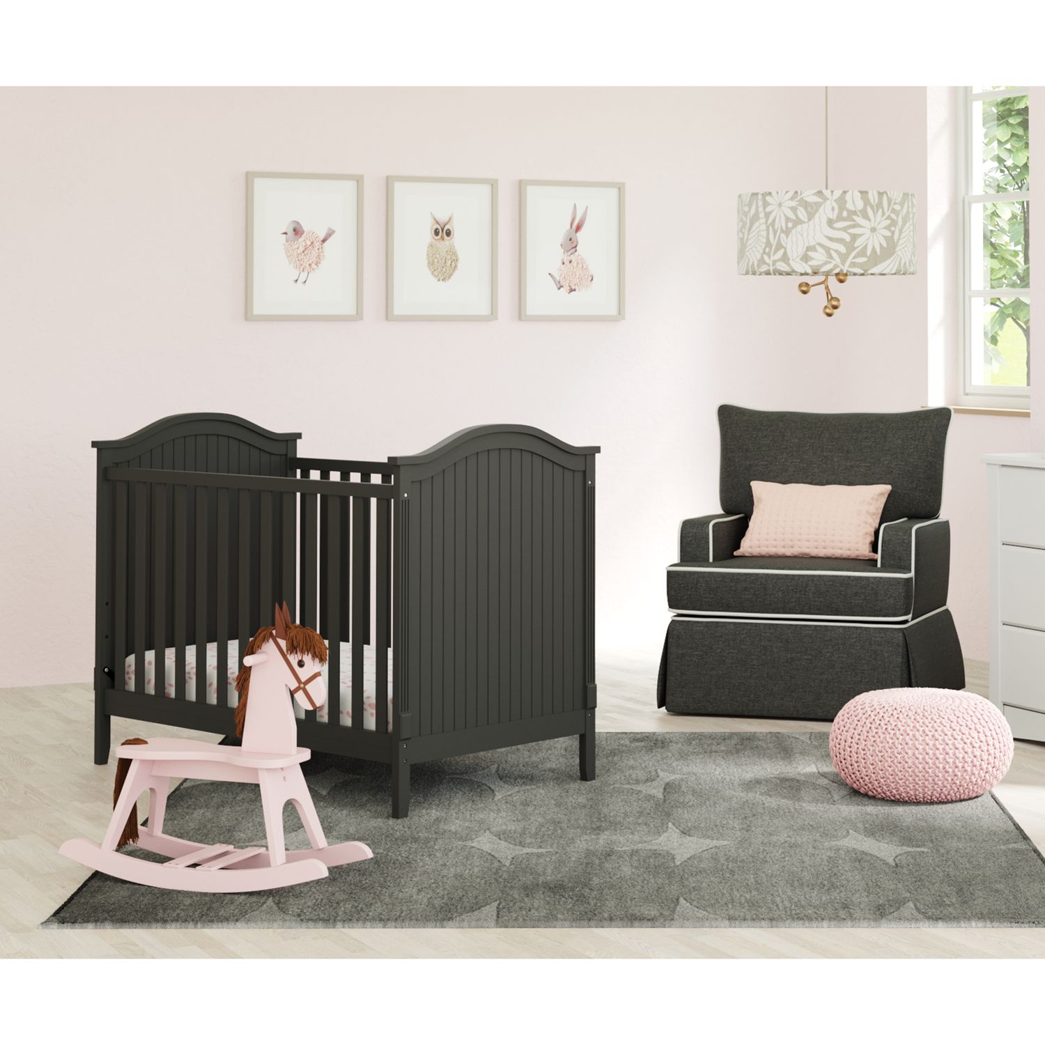 storkcraft wooden rocking horse