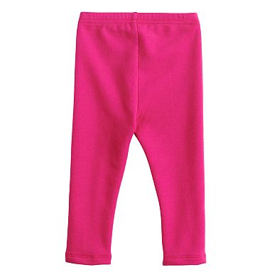 Baby Girl Jumping Beans® Solid Knit Leggings