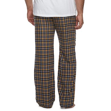 Big & Tall Croft & Barrow® Plaid Flannel Lounge Pants