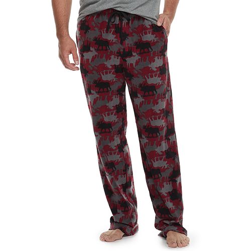 Big & Tall Croft & Barrow® Patterned Microfleece Lounge Pants