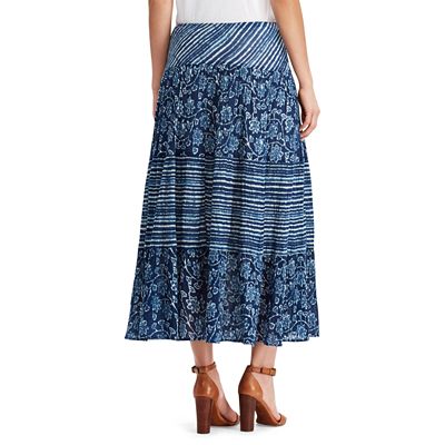 Chaps tiered maxi skirt hotsell