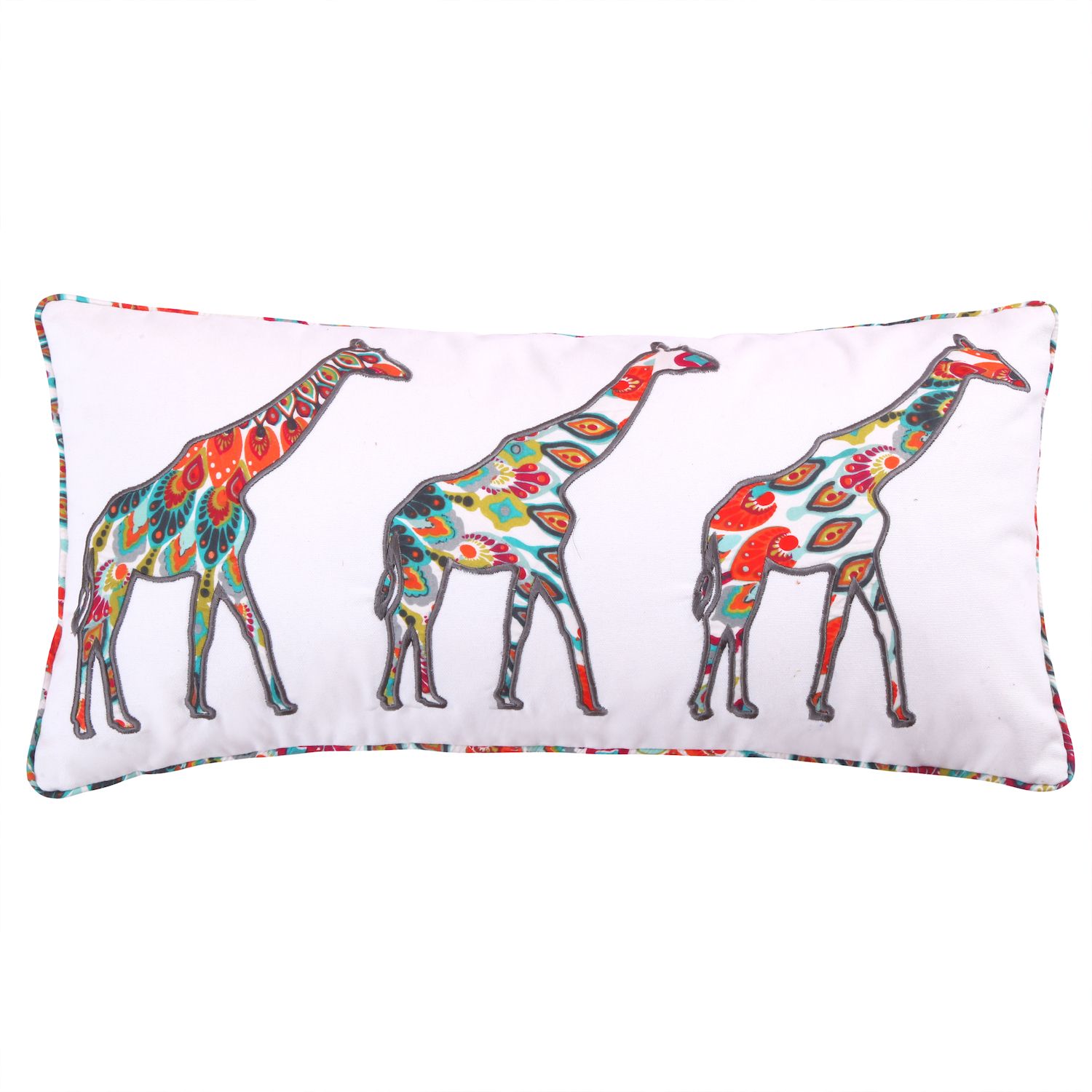 Image for Levtex Home Mirage Applique Giraffes Oblong Throw Pillow at Kohl's.