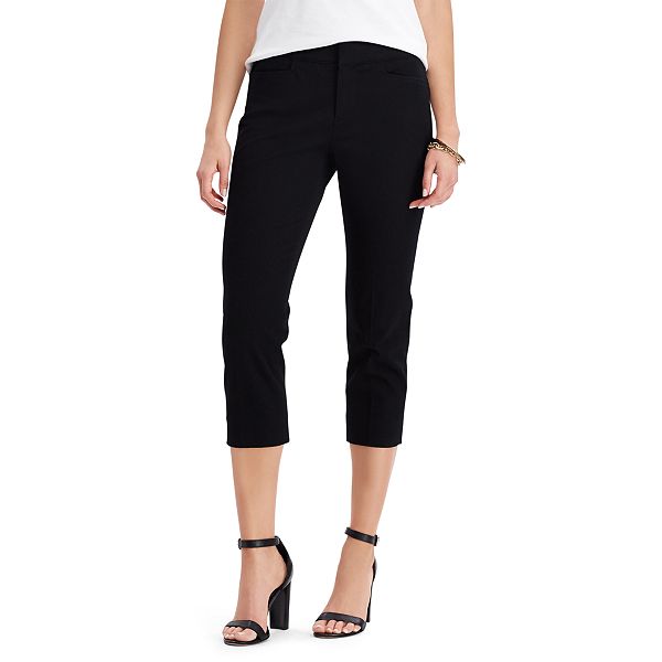 Chaps Women's Stretch Pull On Capris 