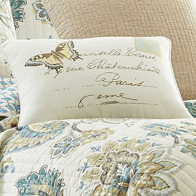 Levtex Palladium Butterfly Throw Pillow