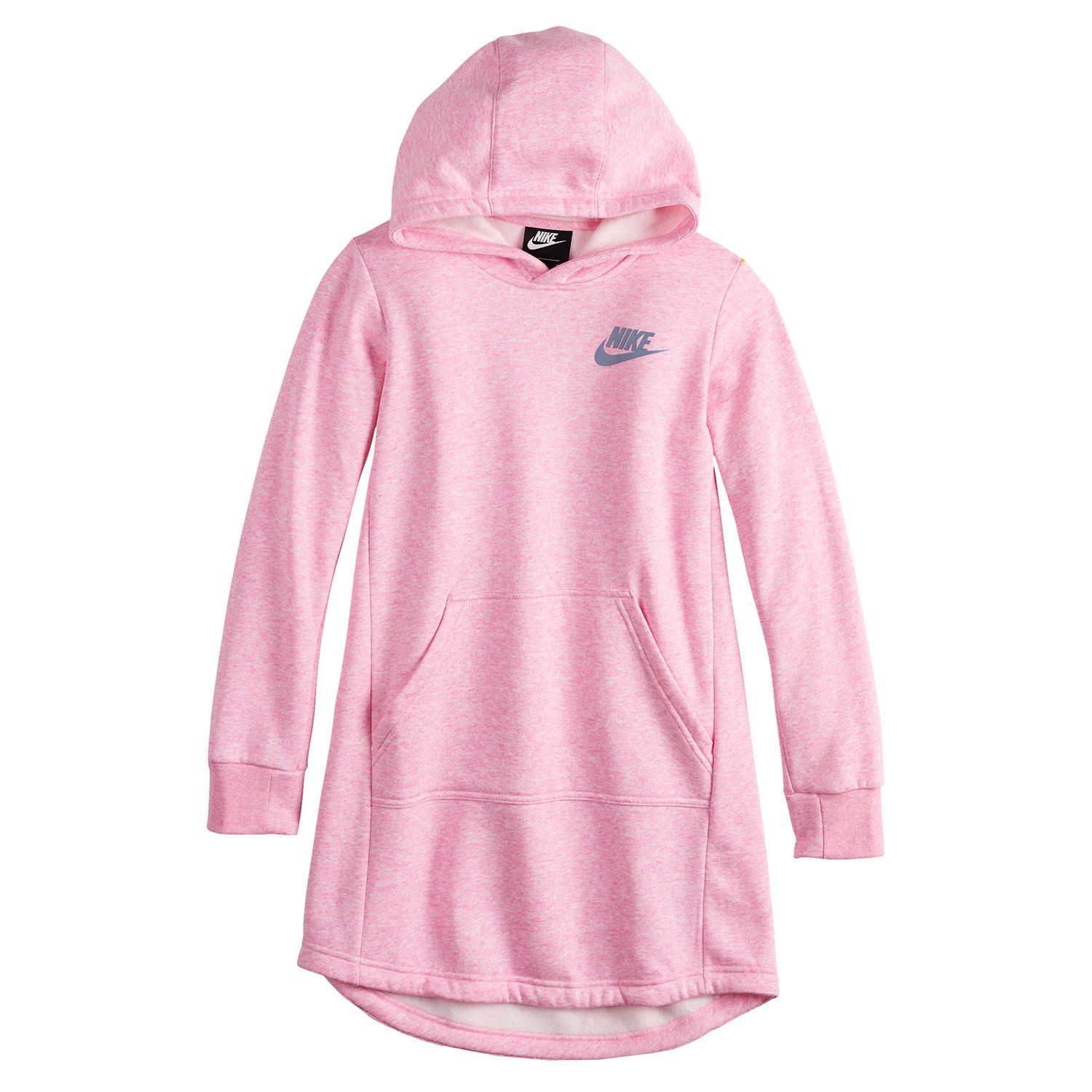 pink nike hoodie dress