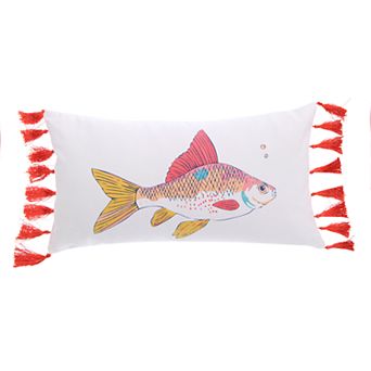 Levtex Home Nadador Fish Oblong Throw Pillow