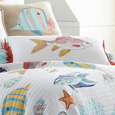 Levtex Nadador Fish Oblong Throw Pillow