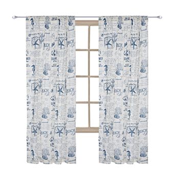 Levtex Home 1-Panel Beach Life Window Curtain