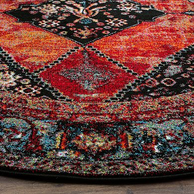 Safavieh Vintage Hamadan Aemon Framed Medallion Rug