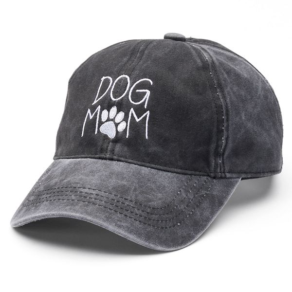 Dog Paw Print Hat Custom Dog Breed Hat Dog Mom Hat Great Pyrenees Mom Hat Distressed Baseball Cap OR Ponytail Hat