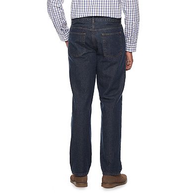 Men's Croft & Barrow® Straight-Fit Flannel-Lined Jeans
