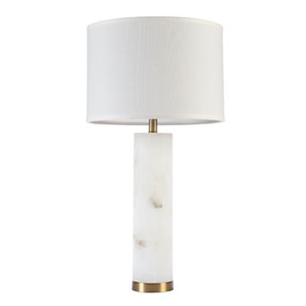 INK + IVY Prague Alabaster Table Lamp