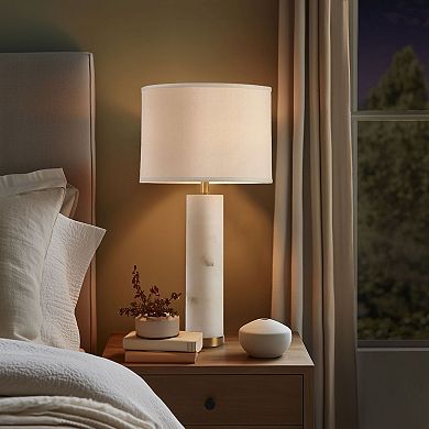 Madison Park Prague Alabaster Table Lamp