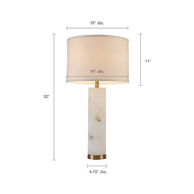Madison Park Prague Alabaster Table Lamp