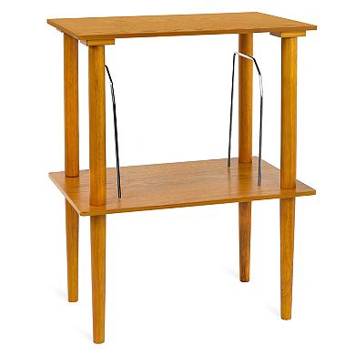 Victrola Wooden Stand with Record Holder