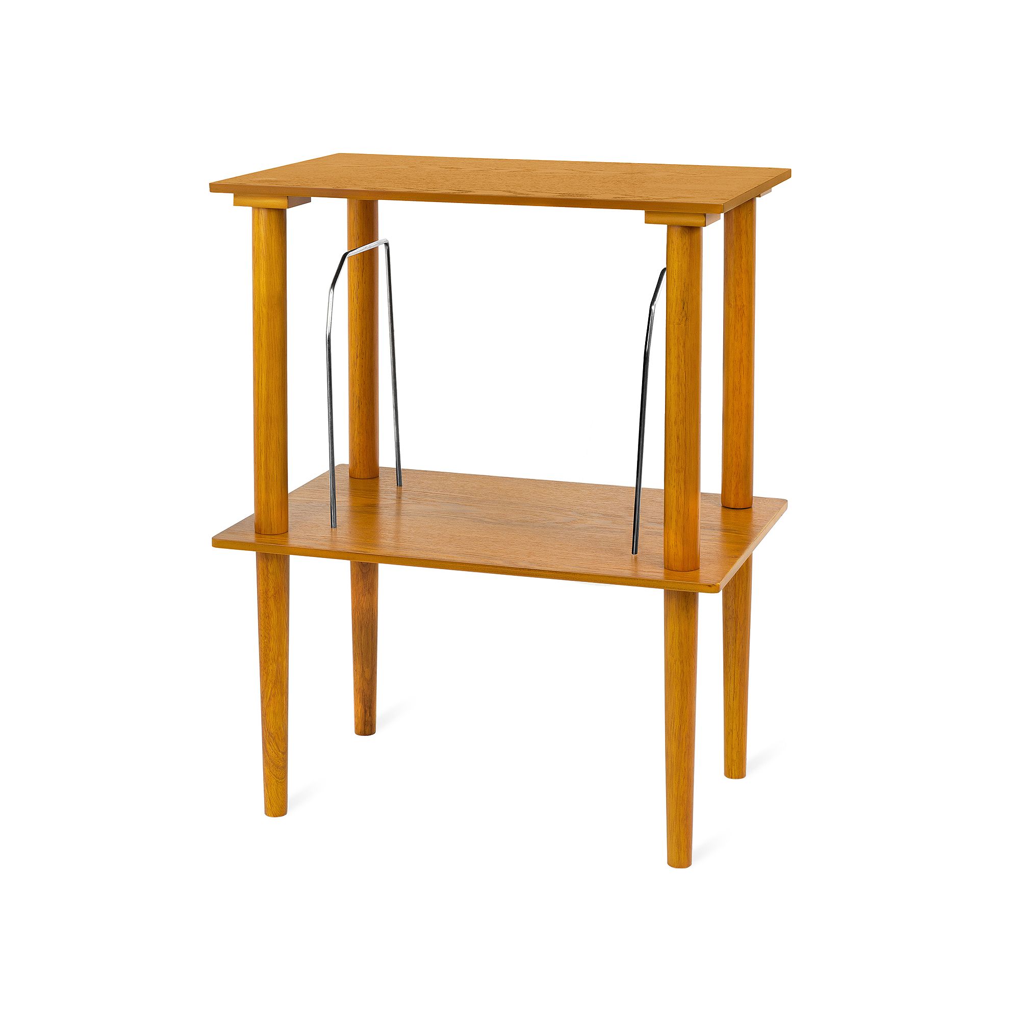 Victrola Wooden Stand with Record Holder