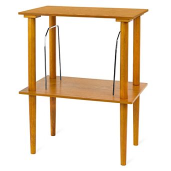 Victrola Wooden Stand with Record Holder