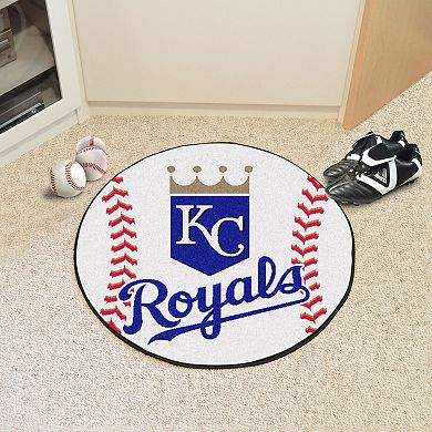FANMATS Kansas City Royals Round Baseball Mat