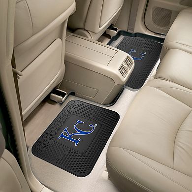 FANMATS Kansas City Royals 2-Piece Backseat Utility Mat Set