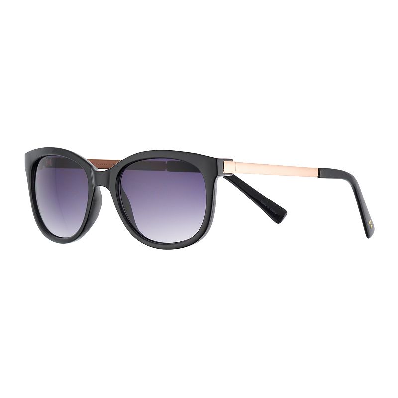 LC Lauren Conrad Lynx Square Sunglasses - Women, Black