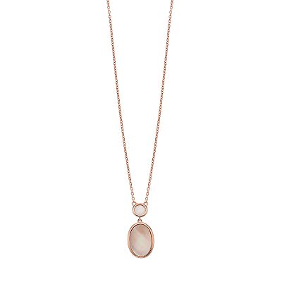 Kohl's rose gold necklace hotsell