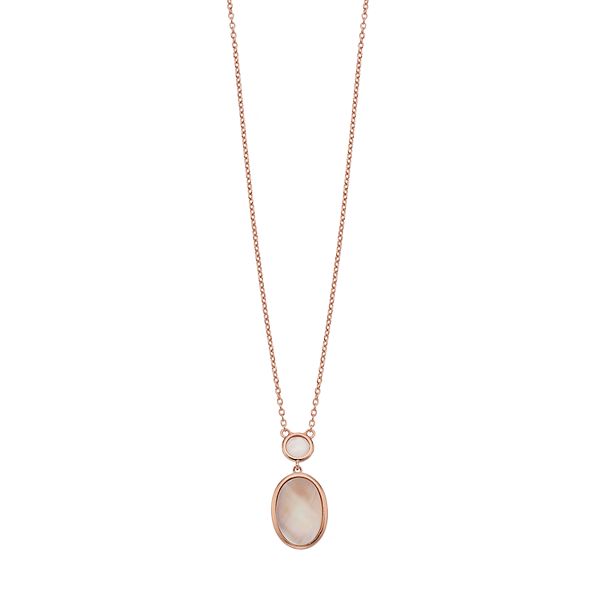 Kohl's rose gold deals necklace