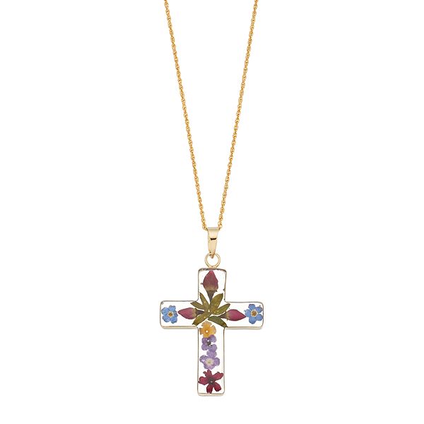 Kohls gold 2024 cross necklace