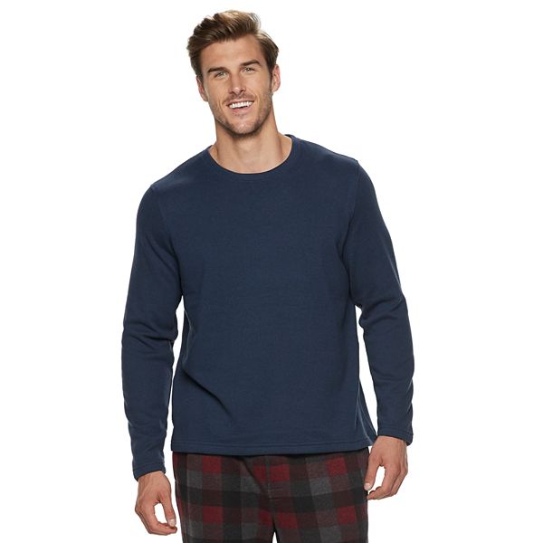 Big & Tall Croft & Barrow® Sweater Fleece Crewneck Tee