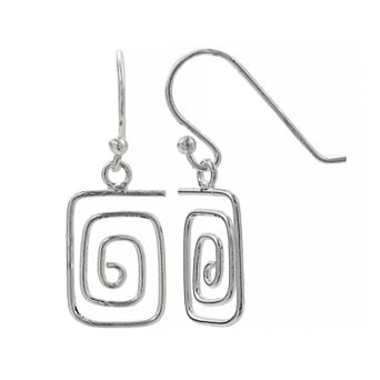 PRIMROSE Wired Geometric Drop Earrings
