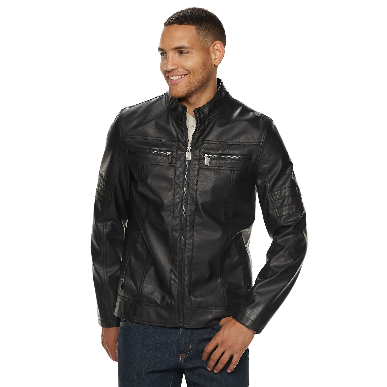 urban republic faux leather moto jacket