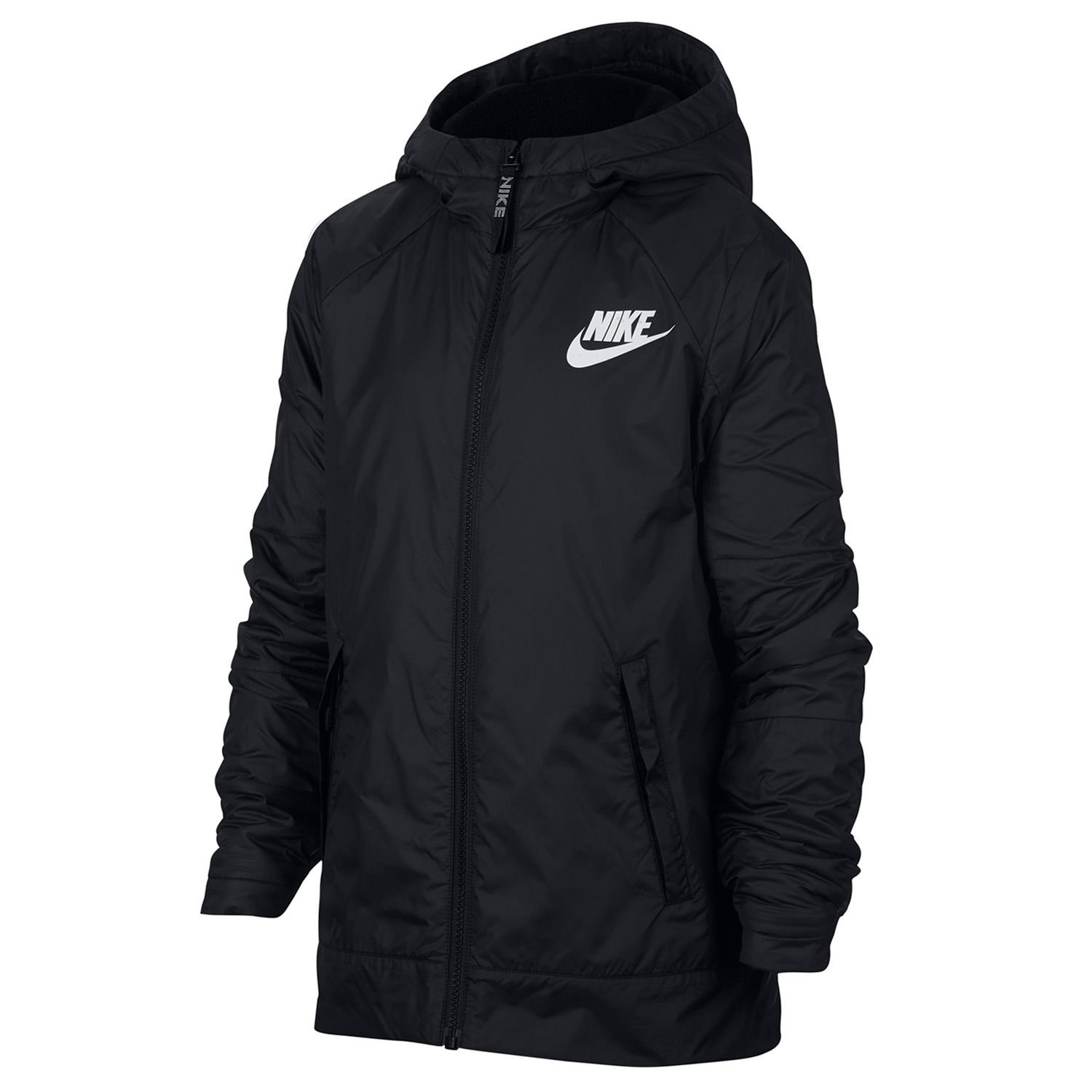 white nike windbreaker boys