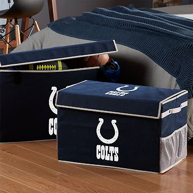 Franklin Sports Indianapolis Colts Large Collapsible Footlocker Storage Bin
