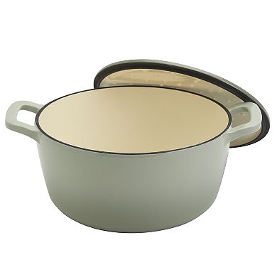 Enameled 5-qt. Cast Iron Dutch Oven Pot & Lid