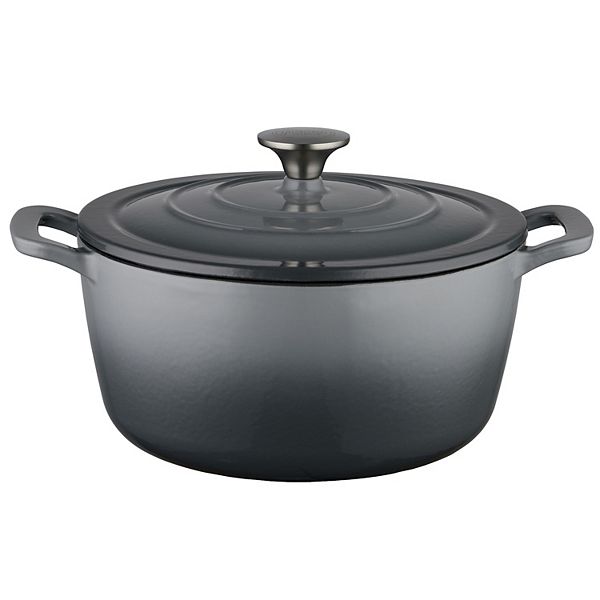 Food Network™ 5-qt. Enameled Cast-Iron Dutch Oven - Gray Ombre