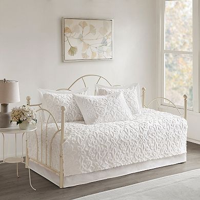 Madison Park Sarah 5-piece Cotton Chenille Daybed Set